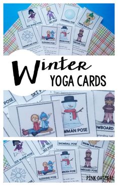 Kids yoga! The best way to move is with a winter themed yoga! Winter yoga is great for indoor recess, winter brain breaks, or therapy! #winteryoga #kidsyoga #brainbreaks #winteractivities