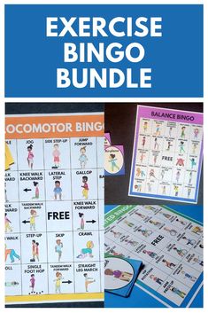 The Exercise and Fitness Bingo games are the best thing for motor skills. My kids adore these games! You will get 8 different Bingo games consisting of fitness, locomotor, upper extremity, lower extremity, bilateral coordination, core strength, seated/wheelchair exercises, and balance! If you want an excellent way to engage your kiddos in strengthening get these now!