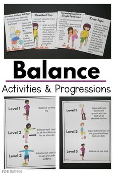 Such an awesome resource of balance activities and progressions that have visuals perfect for kids! A resource like this is hard to find anywhere! It works for in person and distance learning options. A great resource for teletherapy as well!