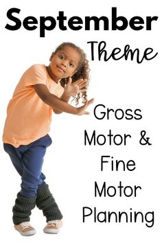September themed fine motor and gross motor activities. Check out all of the different games and activities as well as themes to incorporate motor planning for the month of September. Such a great resource!