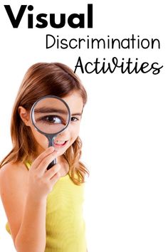 A great description and associated Visual Discrimination Activities – Free Games and Activities. The best part is all of these activities are free! They are perfect for a classroom or home. They could also be used in therapy sessions! | Pink Oatmeal