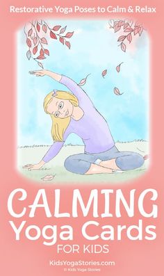 ARE YOU LOOKING FOR TOOLS TO TEACH YOUR CHILDREN TO CALM AND SOOTHE THEMSELVES? Calming Yoga Cards provide an engaging, safe, and creative way to help soothe your children while giving them valuable tools to do so on their own. These 24 restorative yoga poses promote calm and help your children relax and breathe. Help your kids manage those big emotions with these Calming Yoga Cards. (affiliate)