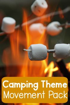 A fun pack of camping themed activities. These are perfect for your summer camp, classroom camping theme, VBS camping theme, preschool gross motor, and more. Use these fun camping activities all year long! These are the perfect way to incorporate physical activity for kids into a camping theme!