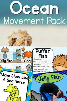 Beach and ocean activities made easy with this fun ocean themed movement pack! Make adding physical activity to your ocean or beach unit easy. This fun pack includes brain breaks and kids yoga ideas. A must for your ocean unit or beach unit!