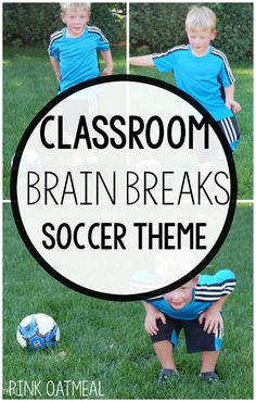 Classroom Brain Breaks with A Soccer Theme! The perfect soccer themed activity that promotes physical activity in the classroom. Use this in physical education, for a classroom brain break, OT, PT, SLP, or at home. These are perfect for World Cup time, with a soccer theme and the best part is they can be used year round!