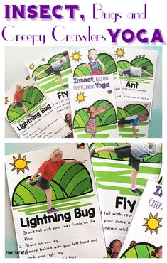 These yoga cards are great for the beginner or advanced yogi. Kids will love these activities all about bugs, insects and creepy crawlers. Preschoolers will enjoy being bugs, ants, flies and more! These are great brain breaks for adding movement to the classroom or getting the wiggles out at home.