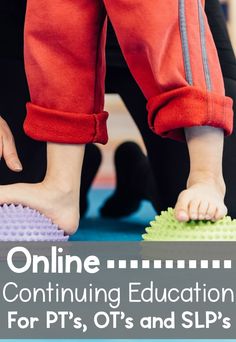 Online Continuing Education Courses For Therapists – PT, OT, and SLP | Pink Oatmeal A list of courses and subscriptions to help you get your continuing education credit online.