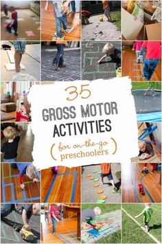 Time to get moving with these 26 gross motor activities for preschoolers