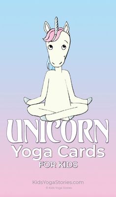 GO ON A UNICORN ADVENTURE THROUGH YOGA POSES! Take your children on their very own unicorn adventure and pretend to be confident unicorn, a strong unicorn, a curious unicorn, and a silly unicorn. The instruction cards provide you with detailed descriptions of how to sequence the poses, so you can feel confident in guiding their yoga adventure. Come up with a story or have the kids come up with their very own mythical unicorn adventure story. (affiliate)
