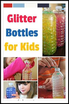 These Glitter Bottles for Kids make a terrific sensory item for a young child with strong emotions. Children find it fascinating to watch the glitter move about. The bottles can be used in conjunction with a time out or cooling off period if your children are a little older.