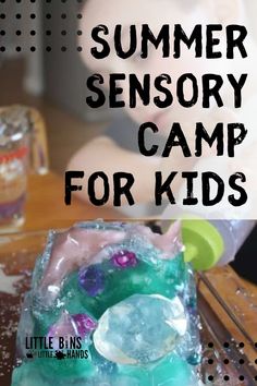 Let kids learn and explore with all of their senses with Sensory Summer Camp! Hands-on sensory activities for kids to do this summer! Make sure to grab all the printable summer camp activities and get started. You can simply download the theme of the week and use the convenient links to learn about each project and create a supply list. Or… If you want all the work done for you, grab the full pack with instructions here.