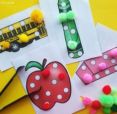 Back to school fine motor activity ideas! These are great for preschool fine motor, kindergarten fine motor, occupational therapy interventions and more!