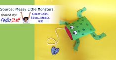 Toilet Paper Frog Roll Craft – With Fly!! – PediaStaff