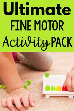 The Ultimate Fine Motor Activity Pack has fine motor activities for seasons, holidays, and themes. Get everything you need now and in the future to make fine motor fun. This is a great opportunity for a parent, occupational therapist, or teacher to get everything you need to work on fine motor skills!