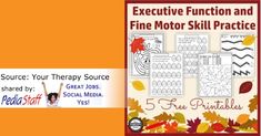 Fall Fine Motor & Executive Function Freebie! – PediaStaff