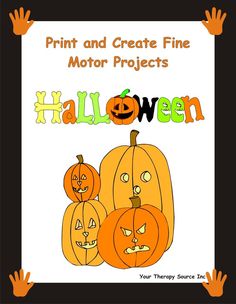 10 fine motor projects to complete with a Halloween theme (affiliate)