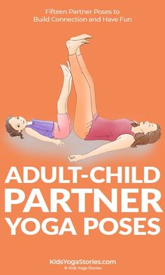 These engaging partner yoga poses are fun for you to do with your kids. (affiliate)