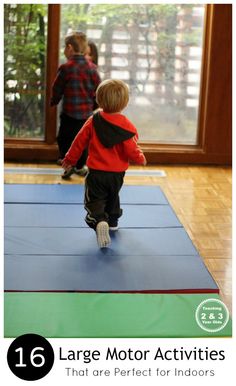 This collection of gross motor activities are perfect for indoors. You will want this list handy when your toddlers and preschoolers have lots of energy and you need to keep their bodies busy! Teaching 2 and 3 Year Olds