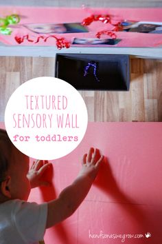 Textured Sensory Wall for Toddlers & Babies on the Move