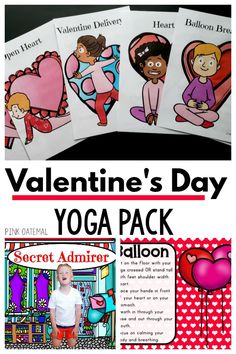 Get Valentine’s Day Yoga for kids and save when you purchase this pack! The perfect Valentine’s Day gross motor and sensory activities for your classroom, home, therapy, or daycare. Make movement fun with a Valentine’s Day Theme