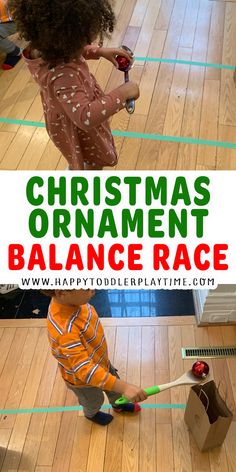 Christmas Ornament Balance Race – HAPPY TODDLER PLAYTIME