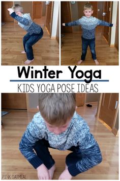 Winter Yoga For Kids | Pink Oatmeal