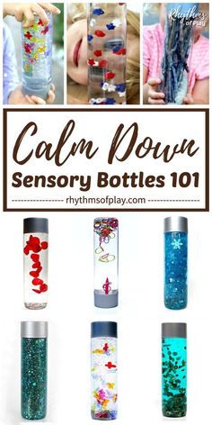 DIY Sensory Bottles 101 – These beauties are used as portable, no-mess, safe, sensory play. They’re perfect for babies, toddlers, preschoolers and kindergarteners. The bottles can be used as a “time-out” and as a way to calm a child. And they’re a great toy for curious learners. | #DIYSensoryBottle #SensoryPlay