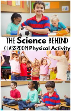 Tons of research articles about the need for classroom physical activity. This includes brain breaks, cognition, classroom yoga and more! #brainbreaks #education #research
