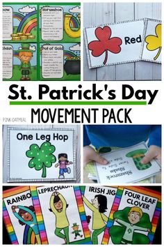 The St. Patrick’s Day movement pack is everything you need to make movement, physical activity and gross motor activities fun during St. Patrick’s Day. This pack gives you so many great ways to move all March long and the price can’t be beat for everything you get. I can’t wait to use this for my March gross motor and physical activity planning!