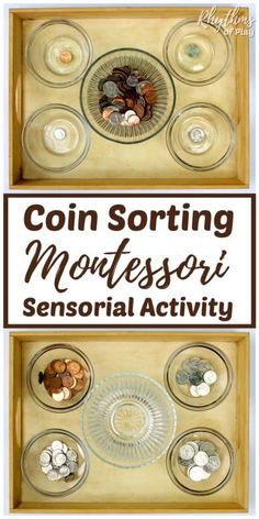 Coin Sorting: Montessori-Inspired Sensorial Acitivity | Rhythms of Play