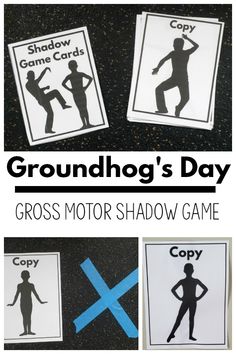 Groundhog’s Day Gross Motor Activity The shadow game is the perfect way to incorporate gross motor skills on Groundhog’s Day and all year long!