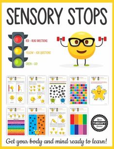 Are you looking for an easy way to set up a sensory path in your school or home? Check out SENSORY STOPS! This collection of 8 sensory breaks will get your student’s body and mind ready to learn. Not a lot of room at your school or home? NO PROBLEM – These activities do not require a lot of space! Hang them up in a hallway or the back wall of your classroom. This sensory path does not require you to install high-cost decals either. (affiliate)