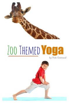 Zoo Yoga Ideas. I love all the different pose ideas for things you see at the zoo! – Pink Oatmeal #kidsyoga #pediatricPT #pediatrics #phyiscaltherapy