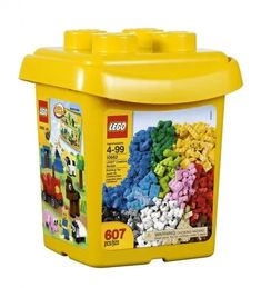 If you haven’t started your kids on LEGOs yet, this creative bucket is a great way to begin. Younger kiddos generally prefer to free-play with LEGOs.