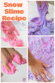 Create the most fluffy and fun slime with this easy-to-follow guide on How to Make Snow Slime! With just a few simple ingredients and a few easy steps, you can have your own magical cloud slime that you can stretch and pull in endless ways.