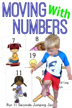 Kinesthetic Learning for numbers! Perfect for calendar time or a brain break! So much fun!