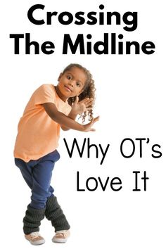 Midline crossing is so important for development. An occupational therapist shares her favorite midline crossing ideas for kids and why it is so important.