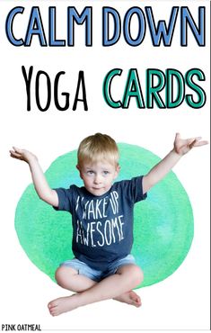 Mindfulness for kids with yoga calm down cards and printables! These cards are perfect for brain breaks, kids yoga, and mindfulness activities. Use theme in the classroom, at home, physical education or therapies! #mindfulness #kidsyoga