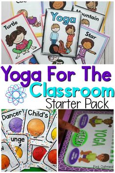 Adding yoga for the classroom is easy with this fun set of yoga activities. The yoga for the classroom starter pack makes implementing yoga fun and easy. These are great for someone who has never tried yoga to someone who considers themselves a yogi. You will love all of the different options and it will last you all year long!