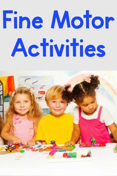 Fun fine motor activities for kids! These fun activities work on fine motor skills such as scissor skills, handwriting, tracing and hand strengthening. Kids will love these hands on activities that are great for brain breaks in the classroom, centers, Occupational Therapy or at home! Great for preschool and kindergarten. #finemotoractivites #preschool #physicaltherapy
