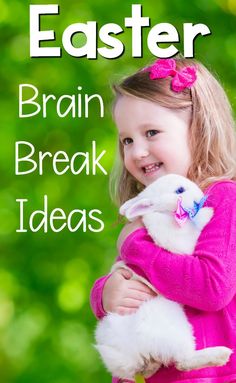 A fun way to move this Easter! Great movement and brain break ideas! Preschool activities for Easter. Great Easter activities for elementary aged kids too!