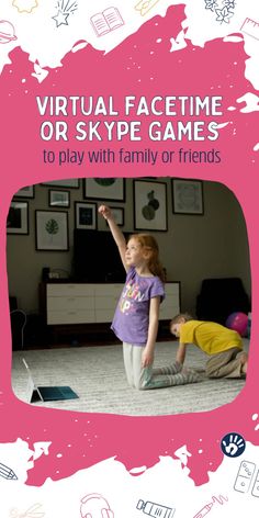 These games to play over Facetime, or Skype, will be fun to still stay connected! When getting together with a friend or family member just isn’t possible. #preschoolactivity #toddleractivity