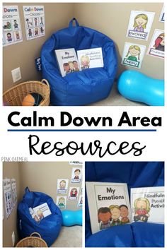 Calm down corner or calm down area resources. Everything that you need to set up a calming or brain break area in your classroom. Get calm down choices, exercise cards, yoga cards and beyond. Perfect for someone looking to set up a calming area in the classroom, home, or therapy setting.