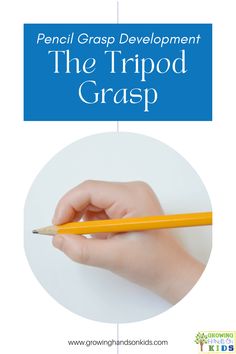 Is the tripod grasp really the best grasp for children? This article discusses the development of the tripod grasp and its role in handwriting.