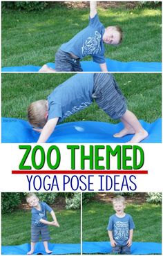 I love these fun ways to move like zoo animals. These are the best for a zoo or animal unit. They are so simple that you don’t even need to know about kids yoga. Such fun ideas! #zootheme #zooactivities #preschoolgrossmotor #kidsyoga