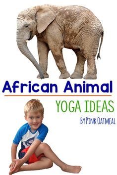 African Animal Yoga – Kids Yoga Poses That Are All African Animals! Fun Ideas! These are perfect for a unit on Africa or continents. They are a great brain break to use year round in the classroom. They are awesome for preschool gross motor as well! #kidsyoga #brainbreaks #preschoolgrossmotor #yogafortheclassroom