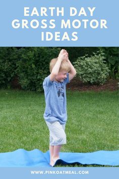 I LOVE these Earth Day gross motor activities! There are so many cute ideas in this post. My kids are going to love the different games and the recycling or garbage clean up ideas. These are perfect gross motor activities for the month of April, Earth Day, habitats or a weather unit! A must for a classroom, home, daycare, occupaitonal therapy, physical therapy, physical education and beyond!