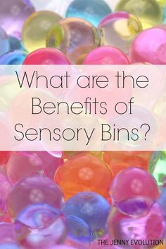 What are the Benefits of Sensory Bins? on Mommy Evolution