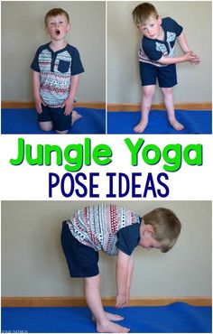 Jungle yoga is perfect for brain breaks for the classroom, therapy, in conjunction with a jungle unit or a jungle theme. Use these at home with your animal lover! #jungle #kidsyoga #brainbreaks