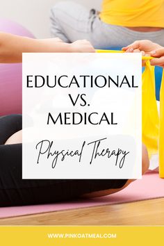 Have you ever wondered the difference between educational and medical physical therapy! This is the answer to your questions! This article breaks down the difference between physical therapy in the clinic and physical therapy in the school!